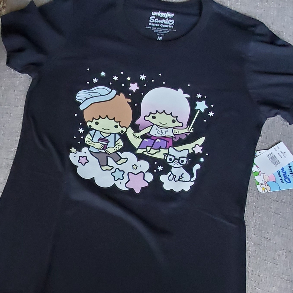 Extremely extremely rare hipster Little Twin Stars medium Juniors tee